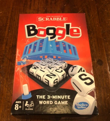 Hasbro Boggle From The Makers Of Scrabble 3 Minute Word Game Family Brand New - Image 1 of 4