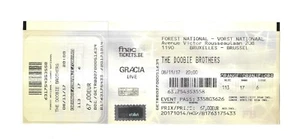 RARE TICKET BILLET CONCERT - THE DOOBIE BROTHERS : LIVE BRUXELLES BELGIQUE 2017 - Picture 1 of 3