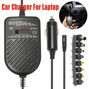 Universal Car Charger 80W DC Auto Power Adapter For Laptop Notebook Computer BU - Photo 1/11