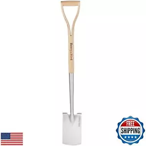 BerryandBird Garden Digging Spade, 41" Stainless Steel Square Border Spade, H - Picture 1 of 5