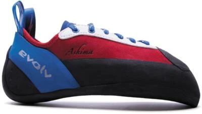 EVOLV Ashima Climbing Shoes - Men's Size 7.5 - Red/White/Blue - Image 1 of 4