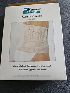 Rehband Rehab Dosi Classic Elastic Back Support Beige Ladies Size M - Picture 1 of 10