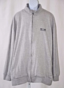 State Property Zip Up Gray Mock Neck Sweatshirt 3XL 60" Chest Embroidered Logo - Picture 1 of 10