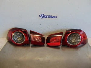 VW Eos Rear lights set of 4 back 06-10 brake lamps Inner outer right left LED 4x - Picture 1 of 17