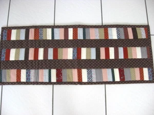 Quilted Patchwork Table Runner Handmade (by me) 14"x37" NEW Multicolored - Picture 1 of 5