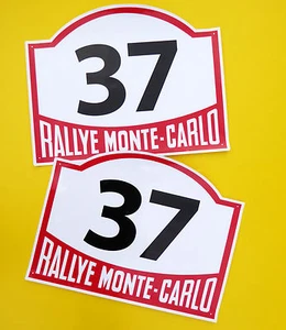 Vintage Auto Retrò Classica Monte Carlo Gara Rally Numeri Ideale per Mini Cooper - Picture 1 of 3