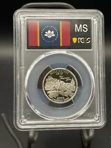 2002 S 25C Silver Mississippi Quarter PCGS PR70DCAM - Picture 1 of 13