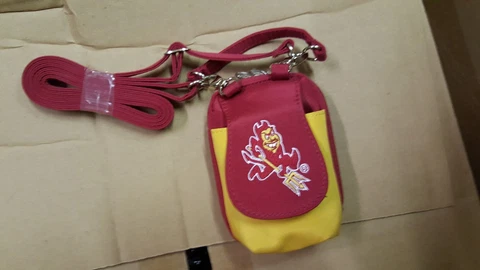 Arizona State Sun Devils Purse Plus Touch Phone  ID Wallet Charm 14 Gift Compact Cover