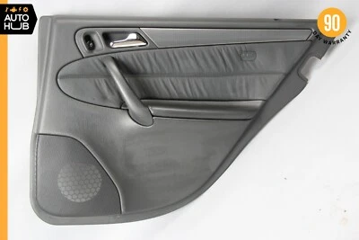 01-04 梅赛德斯 W203 C320 C230 C240 右后内门板黑色原始设备制造商 — 第 1/4 张图片