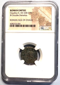 Imperio Romano-Claudio II AD 268-270, B1 Doble Denario NGC PRECIO A VENDER - Imagen 1 de 6
