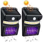 *Outdoor Solar Power LED Mosquito Lamp Fly Bug Insect Zapper Killer Trap Light 