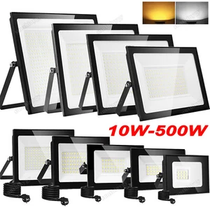 Proiettore LED 10W 20W 30W 50W 100W 200W 300W 500Watt faretto esterno faro DE - Foto 1 di 41
