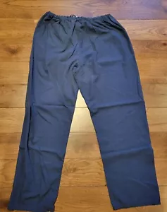 SB Scrubs Pants Adult Large Indigo Unisex Medical Uniform Drawstring Bottom 945 - Picture 1 of 8