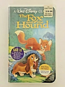 VERY RARE NEW VHS DISNEY BLACK DIAMOND THE FOX AND THE HOUND 1ST RELEASE SEALED - Picture 1 of 10