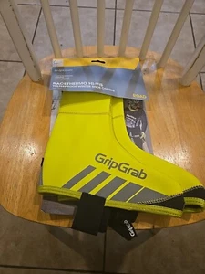 GripGrab Shoe Covers Race Thermo MediumWaterproof Winter Cycling Overshoes Hi-VI - Picture 1 of 13