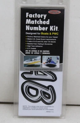 *New* Factory Matched Numbers Letters - 4 Sets - Silver/Black - Part # SIBKG400 - Image 1 of 3