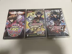 PSP YU-GI-OH! Duel Monsters Tag Force GX 3 4 6 3 Set Konami Japan - Picture 1 of 5
