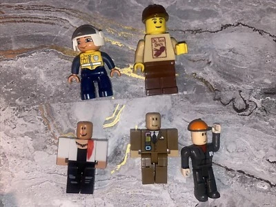 Lot Of 5 Vintage XL Minifigs Lego & Lego Duplo +3 Roblox Figs Let’s Make A Deal - Image 1 of 3