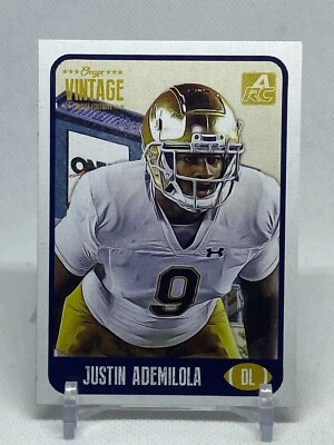 2021 Onyx Vintage College Justin Ademilola #CFJU - Image 1 of 2