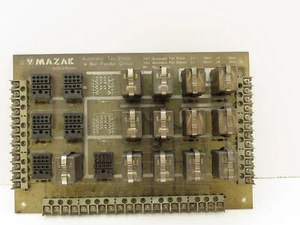 Mazak 1505129602A Relay Board For Automatic Tail Stock And Bar Feeder Circuit - Picture 1 of 9