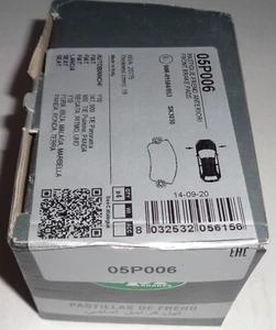 05P006 LPR Kit pastiglie freno PER Y10 FIAT REGATA RITMO UNO 900 147 SEAT - Imagen 1 de 1