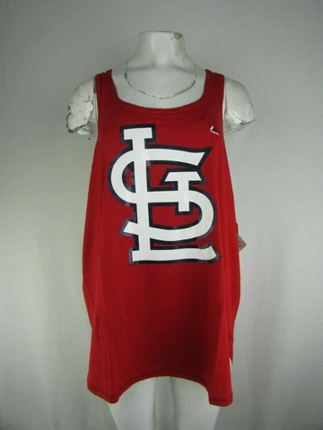 Saint Louis Cardinals MLB Majestic #4 Yadier Molina Women's Plus-Size Tank-Top Cover