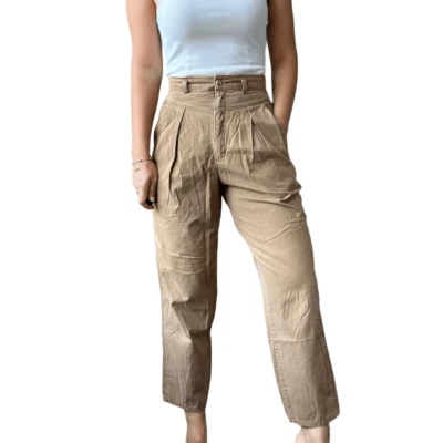 Pantalones plisados chinos caqui Dockers vintage años 80 para mujer talla 6 algodón” Foto 1 de 4