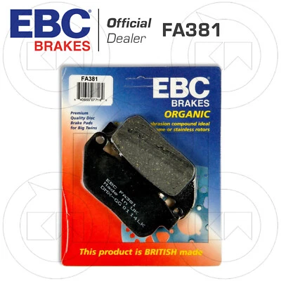 PASTIGLIE FRENO ANTERIORE EBC FA381 HARLEY DAVIDSON XL 883 R ROADSTER 2010 Foto 1 de 4