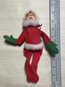 Vintage Annalee Mobilitee Santa Claus Doll 9” 1971 Christmas Collectible USA - Picture 1 of 8