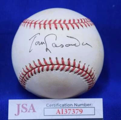 Tommy Lasorda JSA Cert Autograph National League Signed Baseball - Image 1 of 2