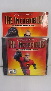 A Disney PIXAR Film THE INCREDIBLES PC-CD ROM Print Studio Software Suite - Picture 1 of 2