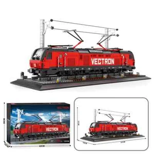 1x1757PCS Vectron tren de pasajeros bloques de construcción ciudad transporte tren escritorio decoración - Imagen 1 de 6