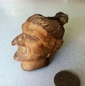 Rare Antique Handcarved Indian Head Pipe - Picture 1 of 6