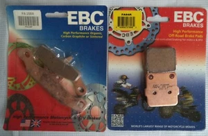  EBC BRAKE SET ORGANIC CARBON/GRAPHITE/SINTERED PARTS# FA258R/FA84R - Picture 1 of 2