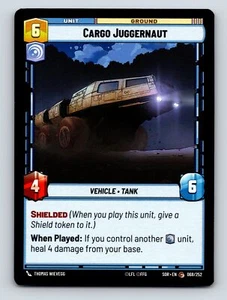 Command Vigilance Cargo Juggernaut Vehicle Tank Unit Ground Shielded 6C 6H 4P - Picture 1 of 10