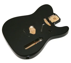 Cuerpo de Aliso Genuino Fender México Tele/Telecaster SS De Colección Montaje Puente - NEGRO - Imagen 1 de 1