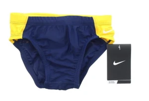 Nike Boys Swim Briefs Youth Core Solid Swimsuit Bottom, with Drawstring TESS0048 - Picture 1 of 14