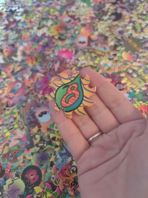 200+ Saw Pogs Milk Caps Unsorted Retro Game Nostalgia Jagged Edge Pog 90s - Image 1 of 4