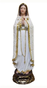 12" Inch Rosa Mistica Imagen Estatua Mystica Rose Virgin Mary Statue Home Decor - Picture 1 of 1