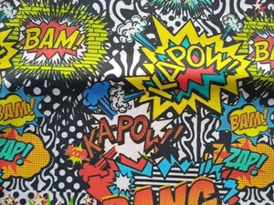 super heroes, 100% cotton premium Spoonflower fabric - Bild 1 von 1