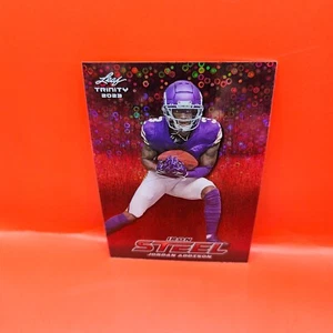 2023 LEAF TRINITY IRON STEEL PURPLE DONUT CIRCLES JORDAN ADDISON #S-51 2 /7 - Picture 1 of 3