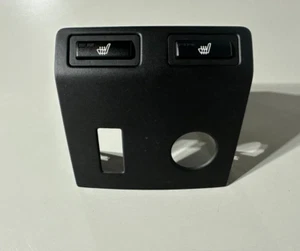 2004-2010 BMW E83 X3 Rear Console Heated Seat Switch Buttons w/ Trim Black OEM - Bild 1 von 3