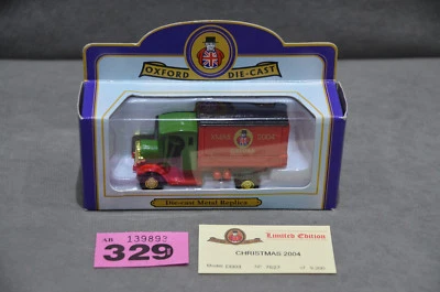 Oxford Diecast 1926 Dennis Truck D003 Christmas 2004 Limited Edition Certificate - Image 1 of 4