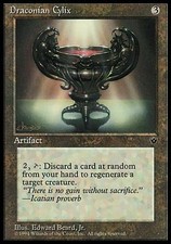 Draconian Cylix PL Fallen Empires MTG Magic The Gathering Artifact English Card