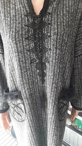 Moroccan Caftan Jellaba Handmade Djellaba Gelbab Artisanal Abaya Deshdasha - Picture 1 of 5
