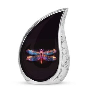 Cosmic Dragonfly Cremation Urn - Decorative Urn For Ashes For Women - Small Urns - Picture 1 of 7