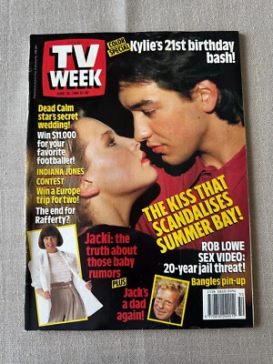 Vintage television - "Australian TV Week" Jun 1989 The Bangles Kylie Minogue - Image 1 of 4
