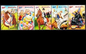 MINT 2010 COME TO THE SHOW CLOWN STAMP SET - Picture 1 of 1