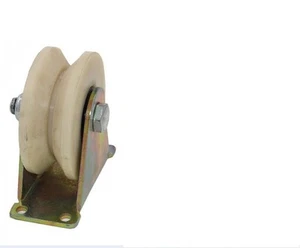 NSEE 3" inch 2 Pack Sliding Gate Nylon Guide Roller Wheel 76.2mm Groove "V" - Picture 1 of 1