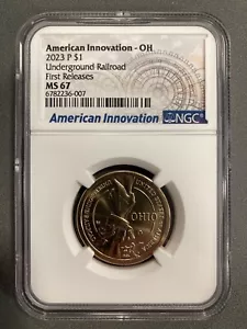 2023P American Innovations Ohio - NGC MS 67 - Picture 1 of 2